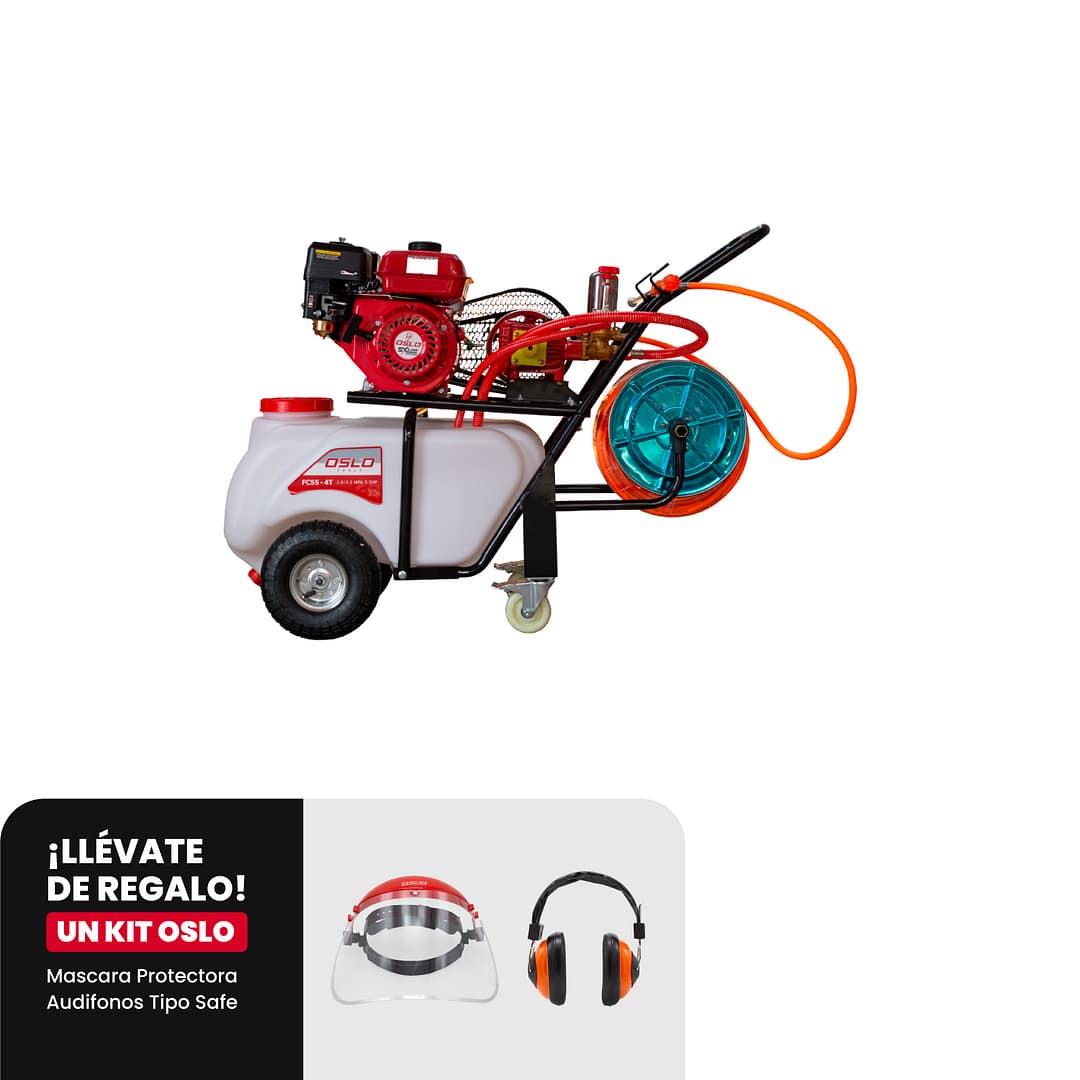 Carretilla Fumigador-Pulverizador 50L 5.5HP 163CC 1 Carretilla Fumigador-Pulverizador 50L 5.5HP 163CC
