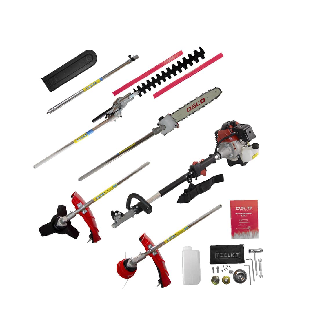 Desmalezadora Multifuncional 5 en 1. 2HP 43CC 2T OSLO® 1 Desmalezadora Multifuncional 5 en 1. 2HP 43CC 2T OSLO®
