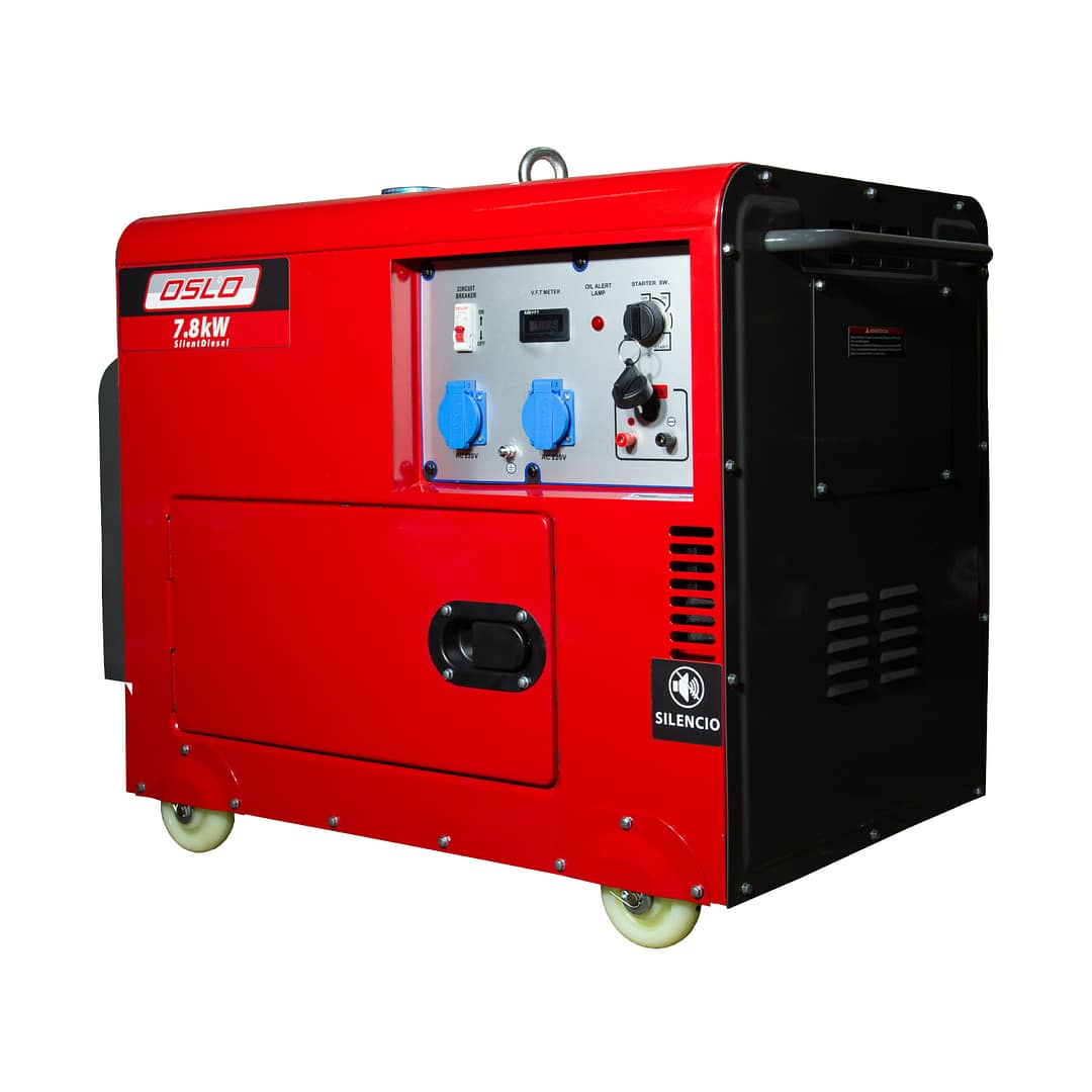 Generador Diesel SILENCIOSO 7.8kW OSLO® 1 Generador Diesel SILENCIOSO 7.8kW OSLO®