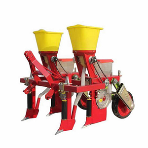 Sembradora de maíz porotos 2 surcos hileras CAT I